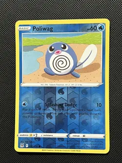 Pokemon Lost Origin - Poliwag - 030/196 - Reverse Holo - M/NM - Image 2