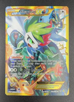 Pokemon TCG Shaymin EX 77a/108 Full Art Gold XY Roaring Skies - Image 1