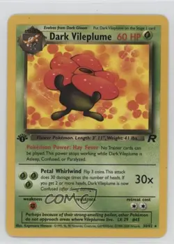 Dark Vileplume 1st Ed. Pokemon Team Rocket #30 2000 - Image 1