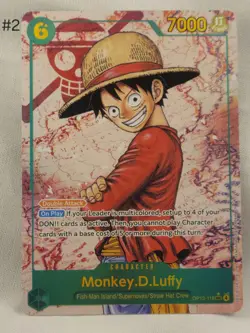 One Piece TCG Monkey.D.Luffy Op13-118 Secret Rare Alt Art - Image 1