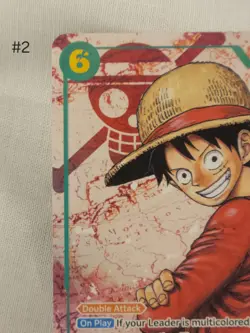 One Piece TCG Monkey.D.Luffy Op13-118 Secret Rare Alt Art - Image 2