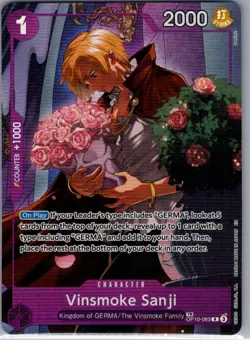 Vinsmoke Sanji (TR) OP10-063 English Legacy of the Master - One Piece Card - NM - Image 1