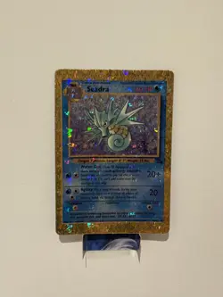 Prism Vintage Vending Machine Sticker Holo Seadra 42/62 Fossil Pokemon Card - Image 1