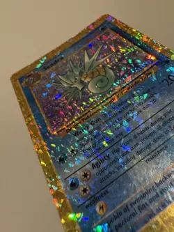 Prism Vintage Vending Machine Sticker Holo Seadra 42/62 Fossil Pokemon Card - Image 3