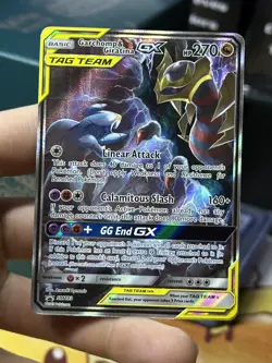 #3 Garchomp & Giratina GX SM193 Black Star Promo 2019 Alt Art Holo Pokemon Card - Image 3