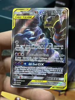 #3 Garchomp & Giratina GX SM193 Black Star Promo 2019 Alt Art Holo Pokemon Card - Image 4