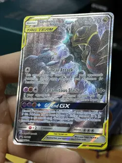 #3 Garchomp & Giratina GX SM193 Black Star Promo 2019 Alt Art Holo Pokemon Card - Image 5