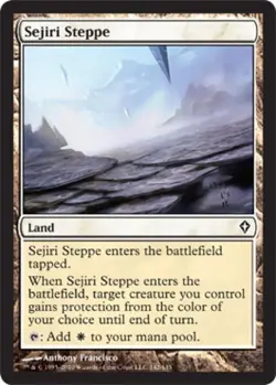 Sejiri Steppe -Foil Medium Play MTG Worldwake - Image 1