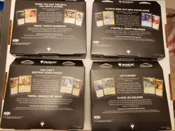 All (4) MTG Final Fantasy Commander Decks Sealed w/ collector booster sample - Image 3