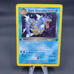 Pokemon Dark Gyarados Holo Rare 1st Edition 8/82 Moderately Played - Image 1