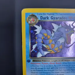 Pokemon Dark Gyarados Holo Rare 1st Edition 8/82 Moderately Played - Image 4