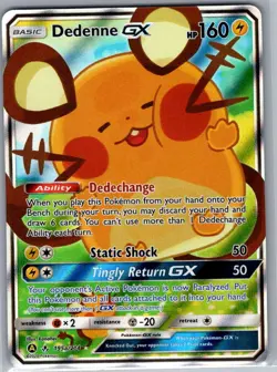 Dedenne GX 195a/214 Alternate Art Promos - Pokemon Card - NM - Image 1