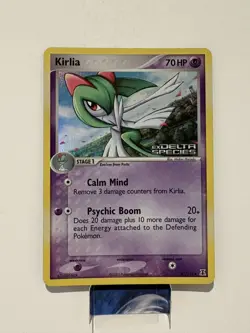 Pokemon TCG Kirlia Uncommon Reverse Holo Delta Species 47/113 LP+ - Image 1