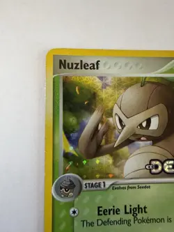 Pokemon TCG Nuzleaf EX Deoxys Reverse Holo Uncommon 43/107 2005 70 HP - Image 4