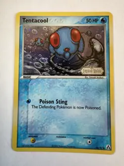 Pokemon TCG Tentacool Legend Maker Reverse Holo Common 66/92 2006 50 HP - Image 1