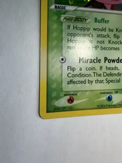 Pokemon TCG Hoppip EX Team Rocket Returns Reverse Holo Rare 57/109 30 HP - Image 3