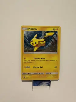 Pokemon TCG Pikachu Holo SM81 Sun & Moon Promo - Image 1