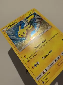 Pokemon TCG Pikachu Holo SM81 Sun & Moon Promo - Image 5