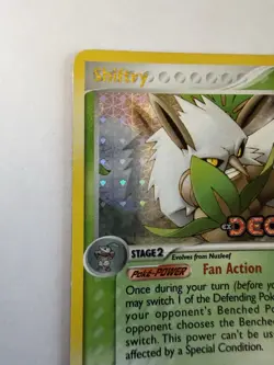 Pokemon TCG Shiftry EX Deoxys Reverse Holo Rare 25/107 2005 110 HP Kouki Saitou - Image 4