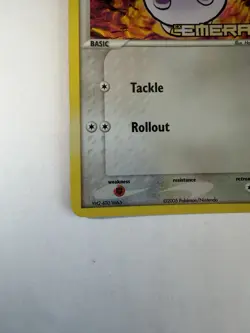 Pokemon TCG Whismur EX Emerald Reverse Holo Common 73/106 2005 50 HP - Image 3