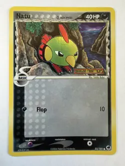 Pokemon TCG Natu EX Dragon Frontiers Reverse Holo Common 55/101 Delta Species 4… - Image 1