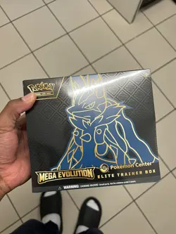 Pokemon TCG Mega Evolutions Lucario Pokemon Center ETB Elite Trainer Box Sealed - Image 1