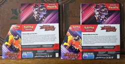 2 EMPTY Destined Rivals Booster Boxes Pokemon TCG No Packs Display Only - Image 2