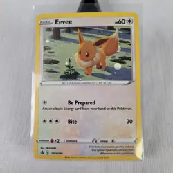 Eevee Cosmo Holo SWSH190 Black Star Promo Pokemon Fast Ship NM/M - Image 1