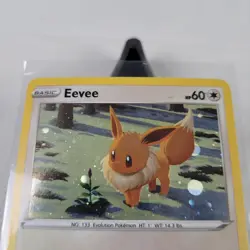 Eevee Cosmo Holo SWSH190 Black Star Promo Pokemon Fast Ship NM/M - Image 4
