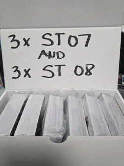 Gundam ST07/ST08 Starter Deck Only, No Bonus Pack no LR Cards, 3x ST07 & 3x ST08 - Image 1