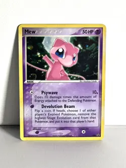 Mew 040 Swirl Nintendo Holo Black Star Promo Pokemon Card NM/LP - Image 1