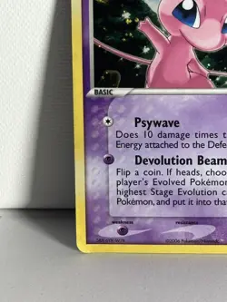 Mew 040 Swirl Nintendo Holo Black Star Promo Pokemon Card NM/LP - Image 2