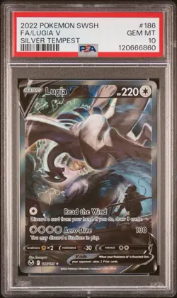 PSA 10 Lugia V 186/195 Silver Tempest Alternate Alt Art Pokemon Card - Image 1
