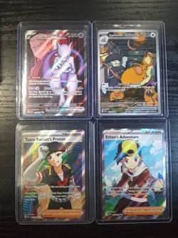 Pokemon Destined Rivals 4 Card Lot - Team Rockets Mewtwo EX/ Raticate/2 Trainers - Image 1