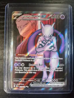 Pokemon Destined Rivals 4 Card Lot - Team Rockets Mewtwo EX/ Raticate/2 Trainers - Image 2