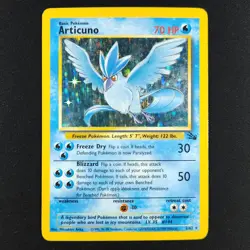 Articuno 2/62 Holo - Fossil - Pokemon Card - Image 3