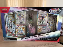 Pokemon TCG Prismatic Evolutions Premium Figure Box Collection Brand New - Image 1