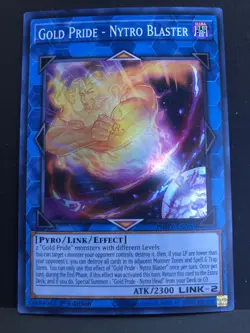 Yugioh! Gold Pride - Nytro Blaster PHHY-EN090 Super Rare 1st Edition Ships ASAP! - Image 1