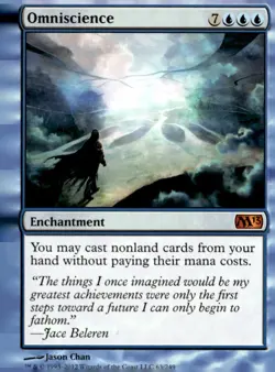 Magic 2013 (M13) #63 Omniscience - Image 1