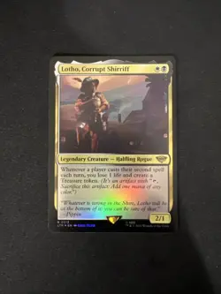 Lotho, Corrupt Shirriff Universes Beyond: the Lord of the Rings: Mint Foil - Image 1