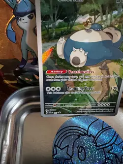 Pokemon TCG Snorlax SVP 051 Holo Black Star Promo Card 151 - Image 5