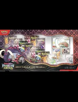 Pokemon TCG Paldean Fate Great Tusk Iron Threads Ex Premium Collection - Image 2