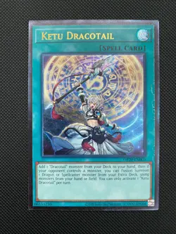 Yugioh Ketu Dracotail OP29-EN003 Ultimate Rare - Light Play - Image 1