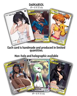 Misty | Beautiful Waifu Card - Goddess ACG Custom DIY Fan Art Card - Image 2