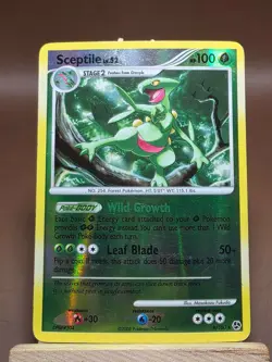 HP Sceptile 8/106 Reverse Holo Rare Great Encounters Pokemon Card - Image 1