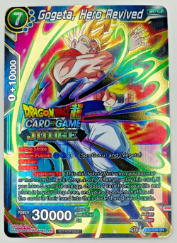 Gogeta Hero Revived BT5-038 JUDGE STAMP Foil Dragon Ball Super Card Game | NM - Image 1