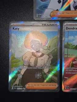 3x SV Full Art Trainer Lot Katy 237 Dendra 250 Professor Pokemon Cards AA6 5 - Image 4