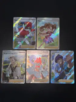 5x SWSH Full Art Trainer Lot Shauna Ball guy Hop Chili Pokemon Cards AA6 12 - Image 2