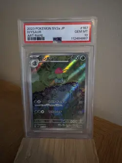 PSA 10 Ivysaur 151 Art Rare 167/165 GEM MINT Japanese Graded Pokemon Card - Image 1