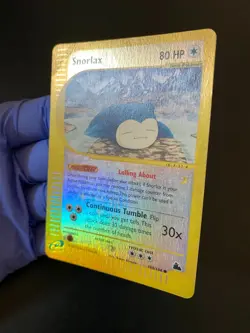 POKEMON SNORLAX REVERSE HOLO FOIL 100/144 SKYRIDGE ENGLISH - Image 3